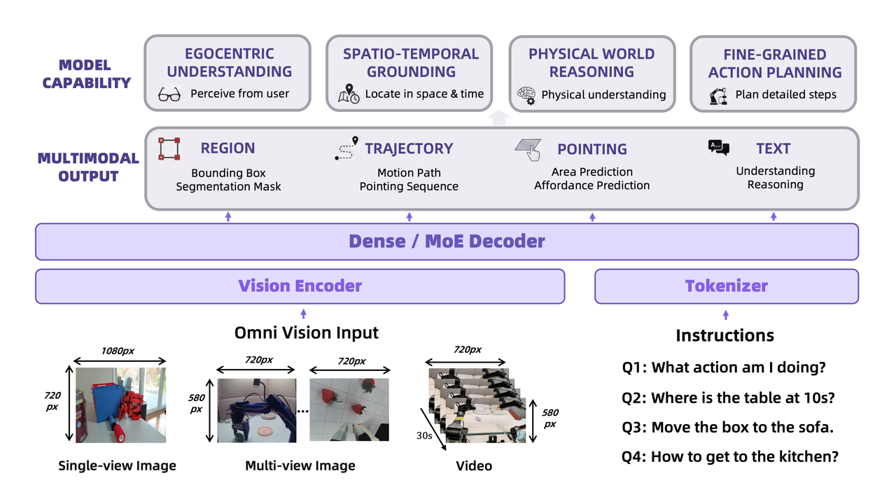 Official RynnBrain architecture diagram